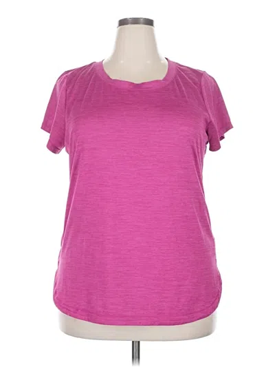 Pre-owned Gaiam Active T-shirt In Pink