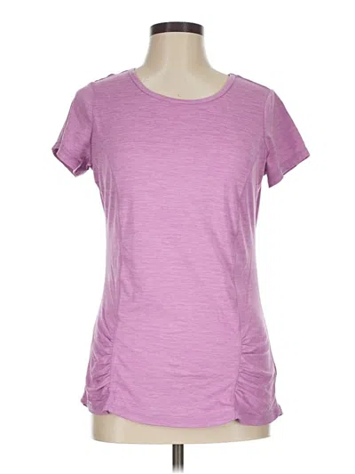 Pre-owned Gaiam Active T-shirt In Purple