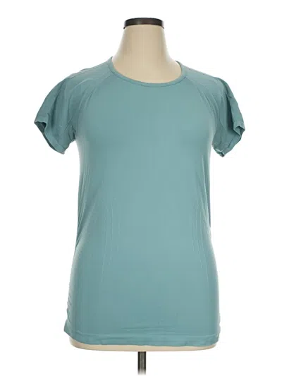 Pre-owned Gaiam Active T-shirt In Teal