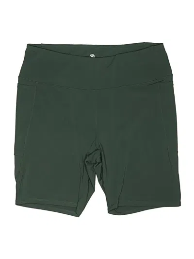 Pre-owned Gaiam Athletic Shorts In Green