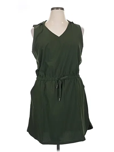 Pre-owned Gaiam Casual Dress In Green