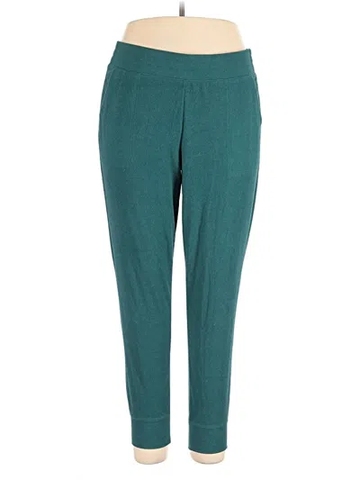 Pre-owned Gaiam Casual Pants In Blue