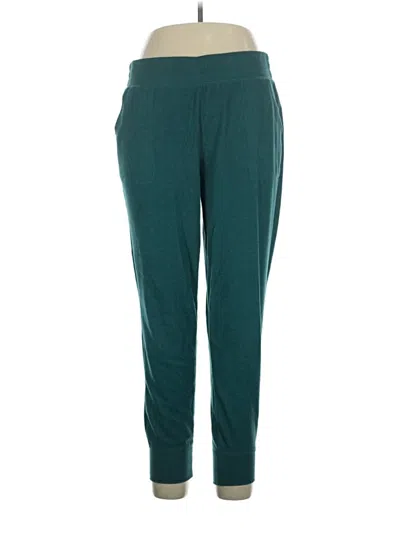 Pre-owned Gaiam Casual Pants In Teal