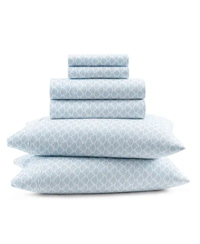 Gaiam Cooling Brushed Microfiber 4-piece Sheet Set, Twin In Blue