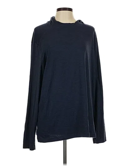 Pre-owned Gaiam Fleece Jacket In Blue