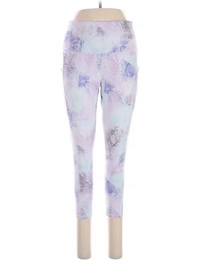 Pre-owned Gaiam Leggings In Purple