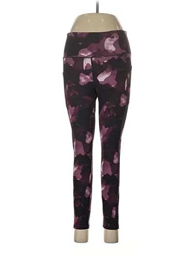 Pre-owned Gaiam Leggings In Purple