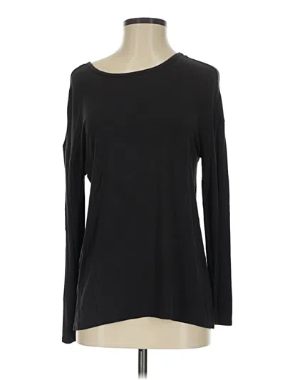 Pre-owned Gaiam Long Sleeve T-shirt In Black