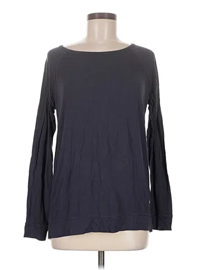 Pre-owned Gaiam Long Sleeve T-shirt In Gray