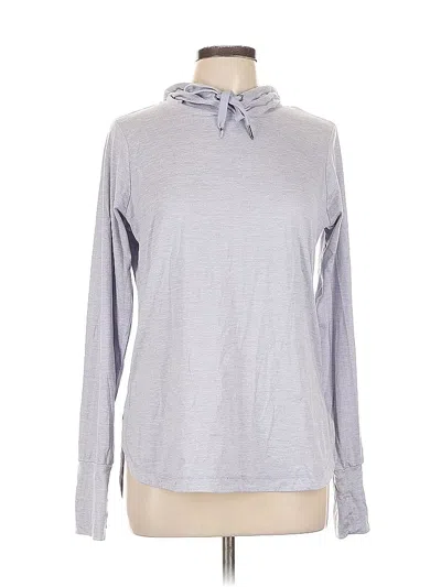 Pre-owned Gaiam Long Sleeve Turtleneck In Gray
