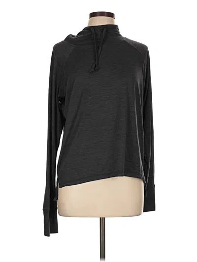Pre-owned Gaiam Long Sleeve Turtleneck In Gray