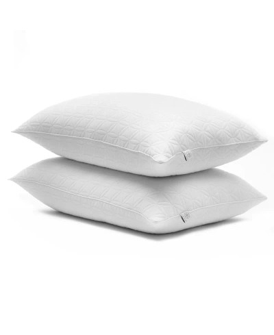 Gaiam Om Soft Aero Loft Knit Down Alternative 2-pack Pillow, Standard In White