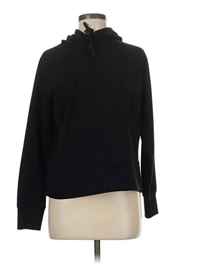 Pre-owned Gaiam Pullover Hoodie In Black