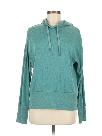 Pre-owned Gaiam Pullover Hoodie In Blue