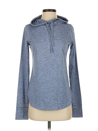 Pre-owned Gaiam Pullover Hoodie In Blue