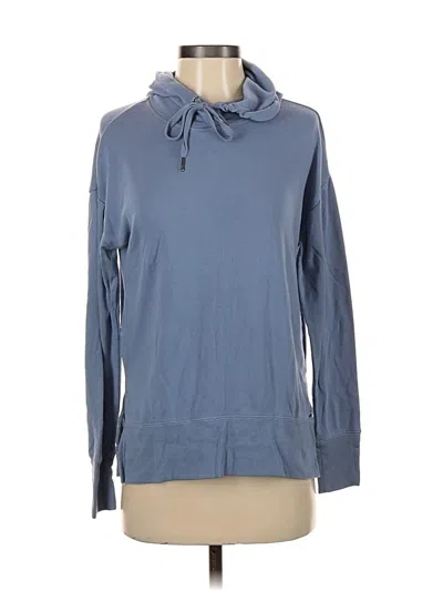 Pre-owned Gaiam Pullover Hoodie In Blue
