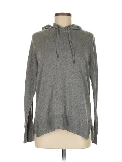 Pre-owned Gaiam Pullover Hoodie In Gray