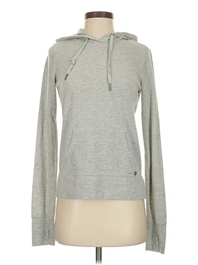 Pre-owned Gaiam Pullover Hoodie In Gray