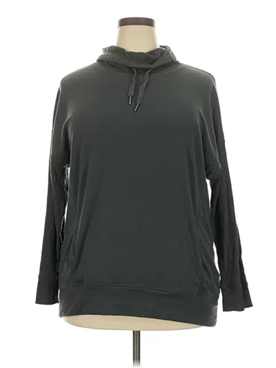 Pre-owned Gaiam Pullover Hoodie In Gray
