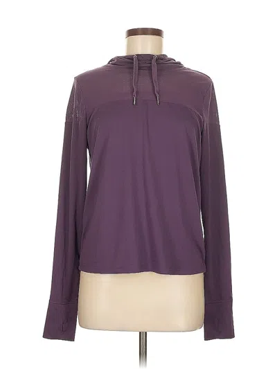 Pre-owned Gaiam Pullover Hoodie In Purple