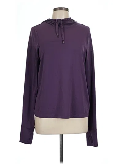 Pre-owned Gaiam Pullover Hoodie In Purple