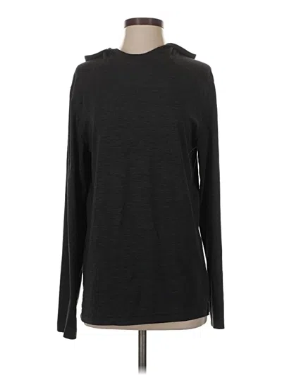 Pre-owned Gaiam Pullover Sweater In Black