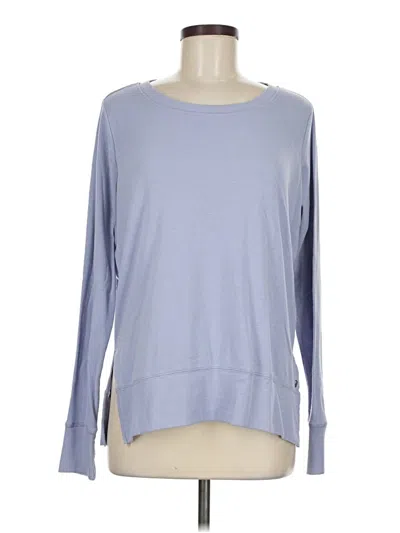Pre-owned Gaiam Pullover Sweater In Blue