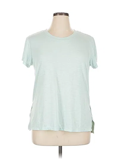 Pre-owned Gaiam Short Sleeve T-shirt In Green