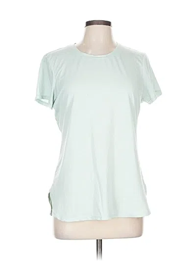 Pre-owned Gaiam Short Sleeve T-shirt In Green