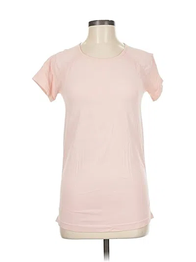Pre-owned Gaiam Short Sleeve T-shirt In Pink