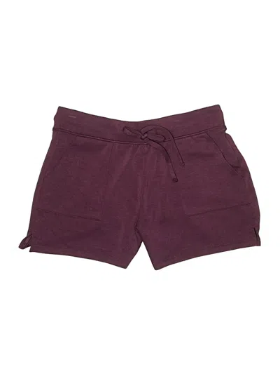 Pre-owned Gaiam Shorts In Burgundy
