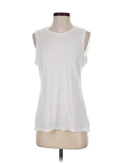 Pre-owned Gaiam Sleeveless T-shirt In Silver