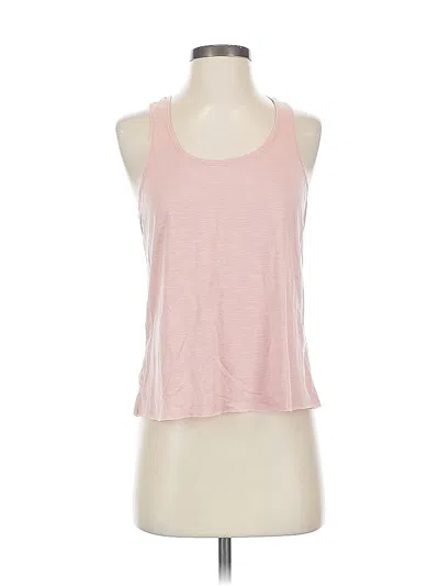 Pre-owned Gaiam Sleeveless Top Pink Halter Neckline Tops