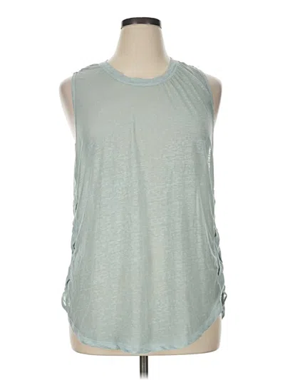 Pre-owned Gaiam Sleeveless T-shirt In Green