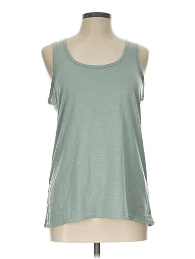 Pre-owned Gaiam Sleeveless T-shirt In Green