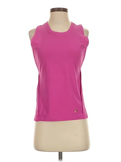 Pre-owned Gaiam Sleeveless T-shirt In Pink