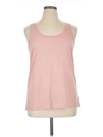 Pre-owned Gaiam Sleeveless T-shirt In Pink