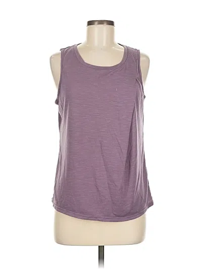Pre-owned Gaiam Sleeveless T-shirt In Purple