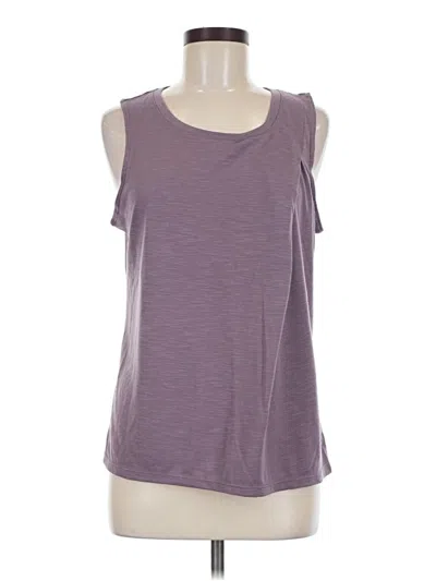 Pre-owned Gaiam Sleeveless T-shirt In Purple