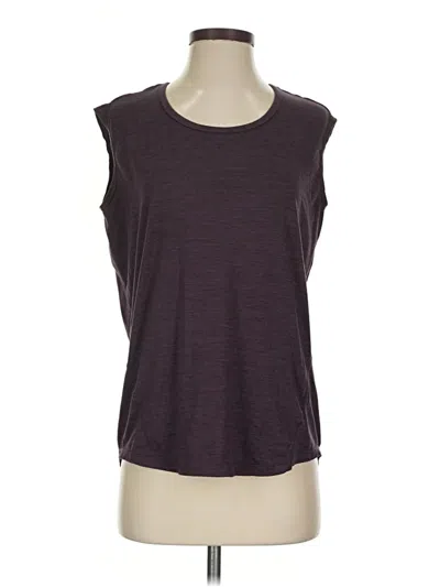 Pre-owned Gaiam Sleeveless T-shirt In Purple