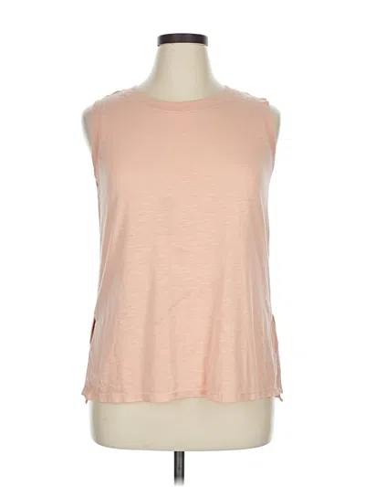 Pre-owned Gaiam Sleeveless T-shirt In Tan