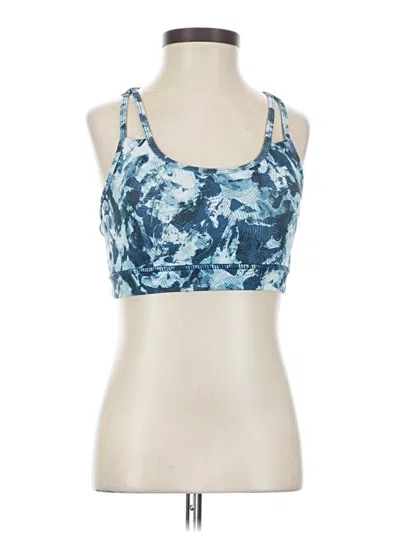 Pre-owned Gaiam Sports Bra In Blue