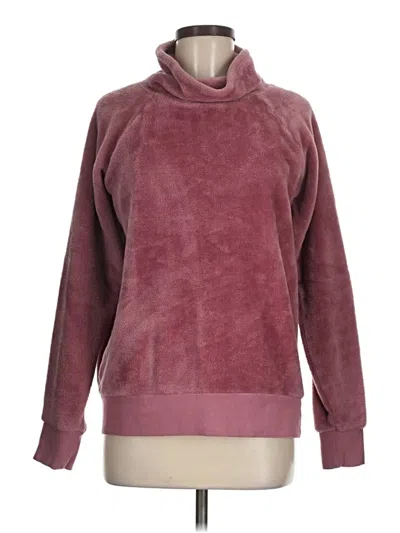 Pre-owned Gaiam Sweatshirt In Burgundy