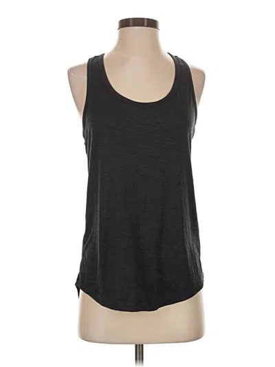Pre-owned Gaiam Tank Top Black Halter Neckline Tops