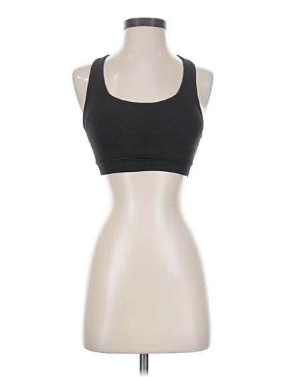 Pre-owned Gaiam Tank Top Black Halter Neckline Tops