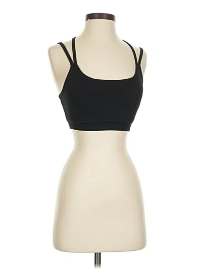 Pre-owned Gaiam Tank Top Black Strapless Neckline Tops