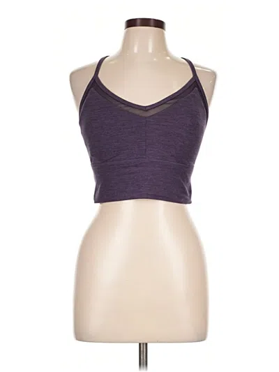 Pre-owned Gaiam Tank Top Purple Halter Neckline Tops