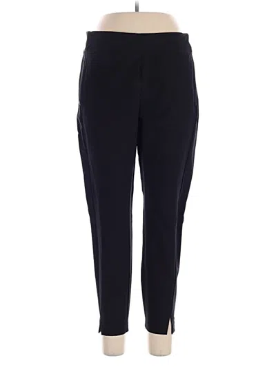 Pre-owned Gaiam Track Pants In Black