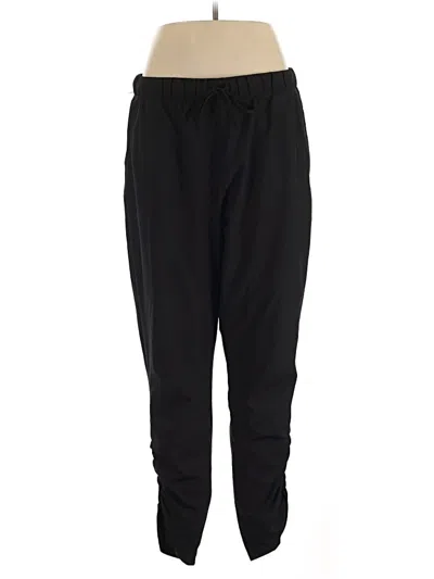 Pre-owned Gaiam Track Pants In Black