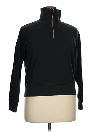 Pre-owned Gaiam Turtleneck Sweater In Black